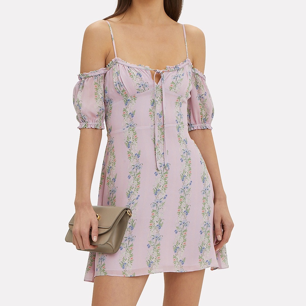 *BRAND NEW without tag* INTERMIX Lily Floral Dress in Lilac - Size 6